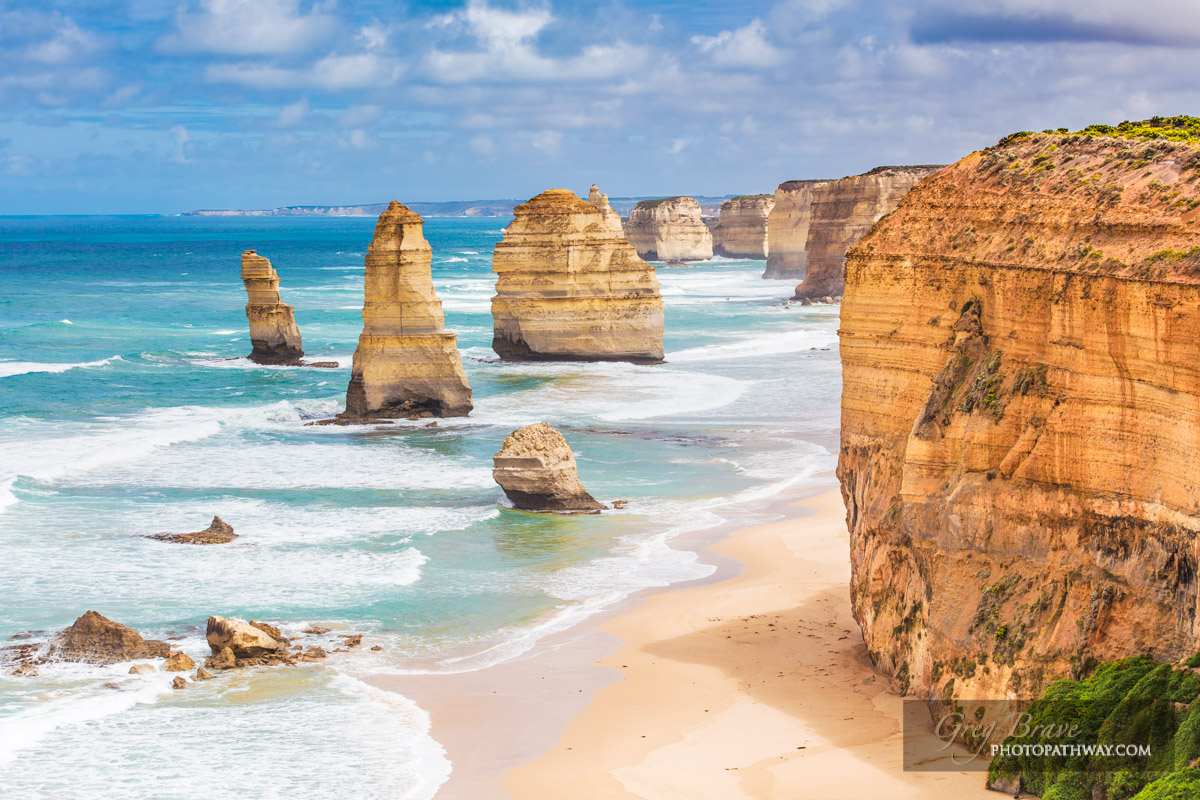 Twelve Apostles Rock Formations Great Ocean Road Victoria Australia